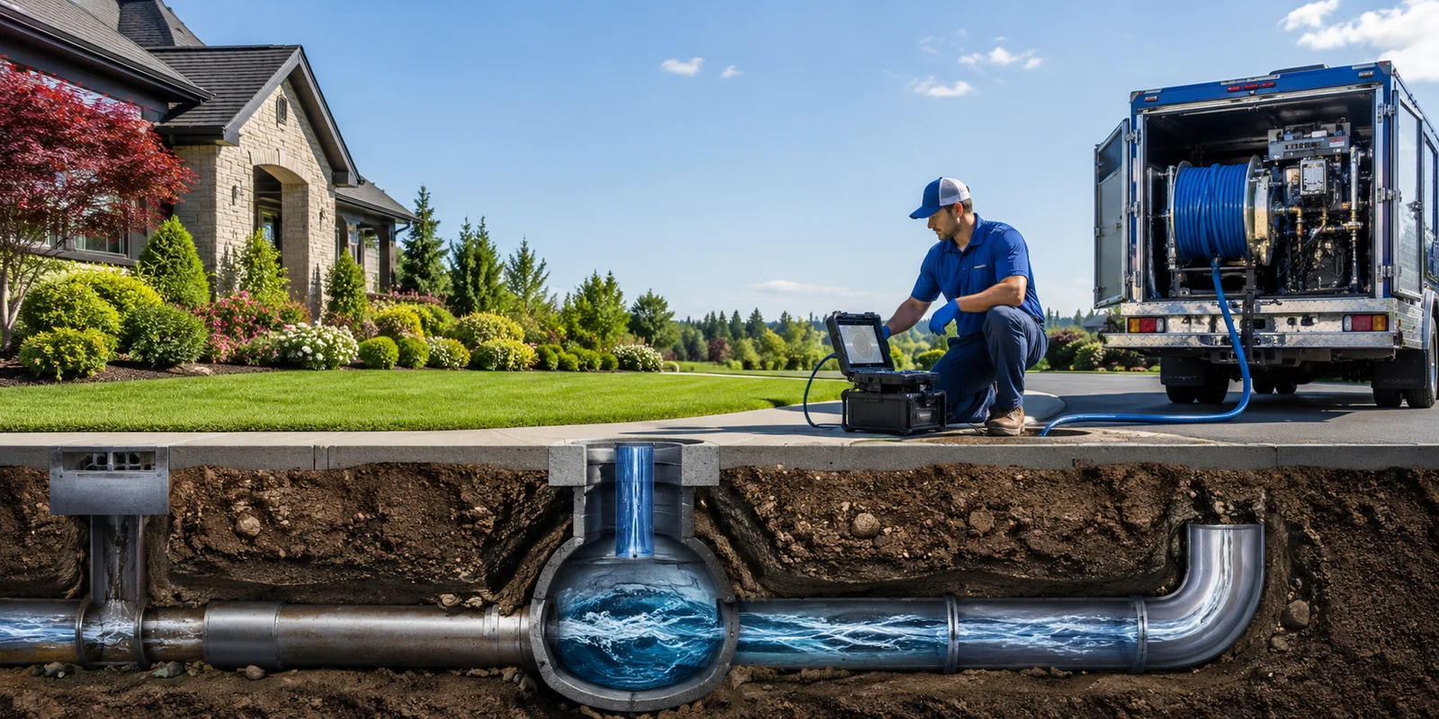 Drainage restoration information for New Manchester, WV